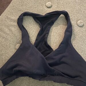 Elegant Black Sports Bra for Women